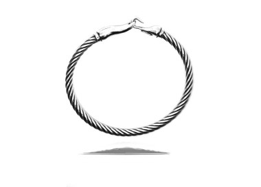 NLB|Cable di NALBORI bracciale argento 925 a gancio 18 cm