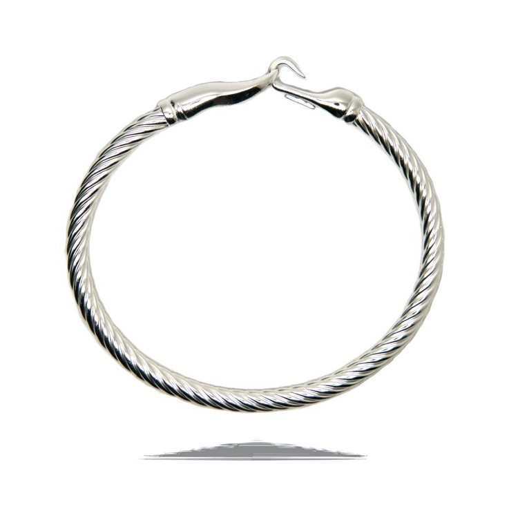 NALBORI Cable bracelet with rigid cable with 18cm hook