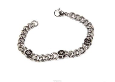 NLB|NALBORI Steel bracelet still rudder short rose