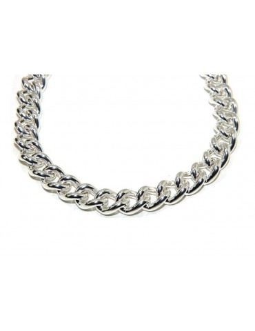 NALBORI Collana o bracciale grumetta grande 12.5 mm argento 925