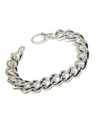 NALBORI Collana o bracciale grumetta grande 12.5 mm argento 925