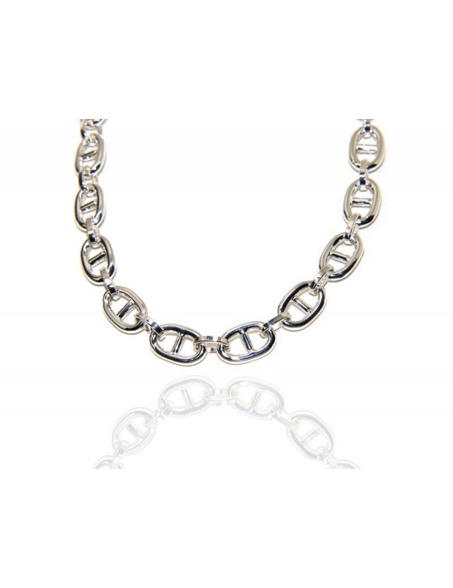 NALBORI Collana o bracciale Maglia marina 10x16 argento 925 NALBORI Collana o bracciale Maglia marina 10x16 argento 925