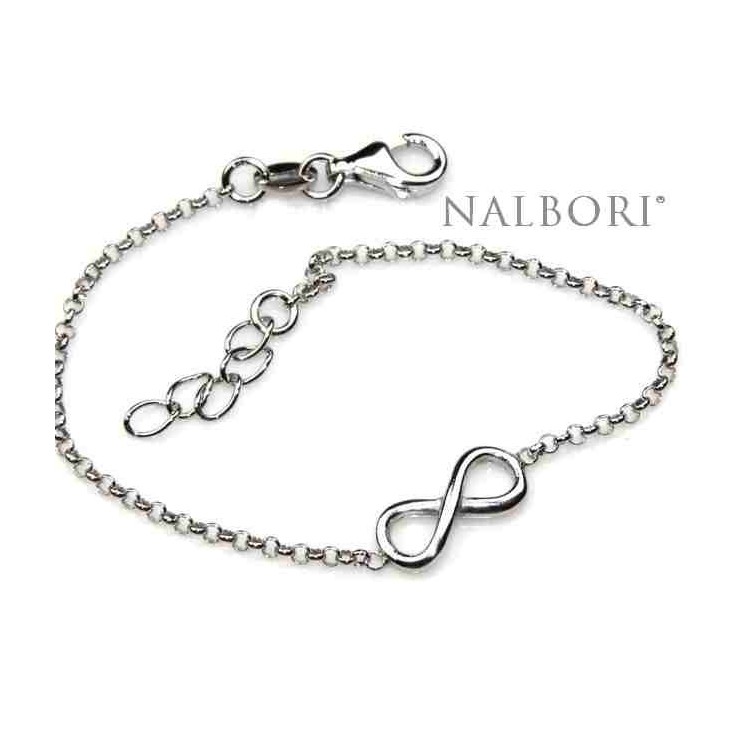 NLB|Silver 925, infinity bracelet , two sizes for man and woman