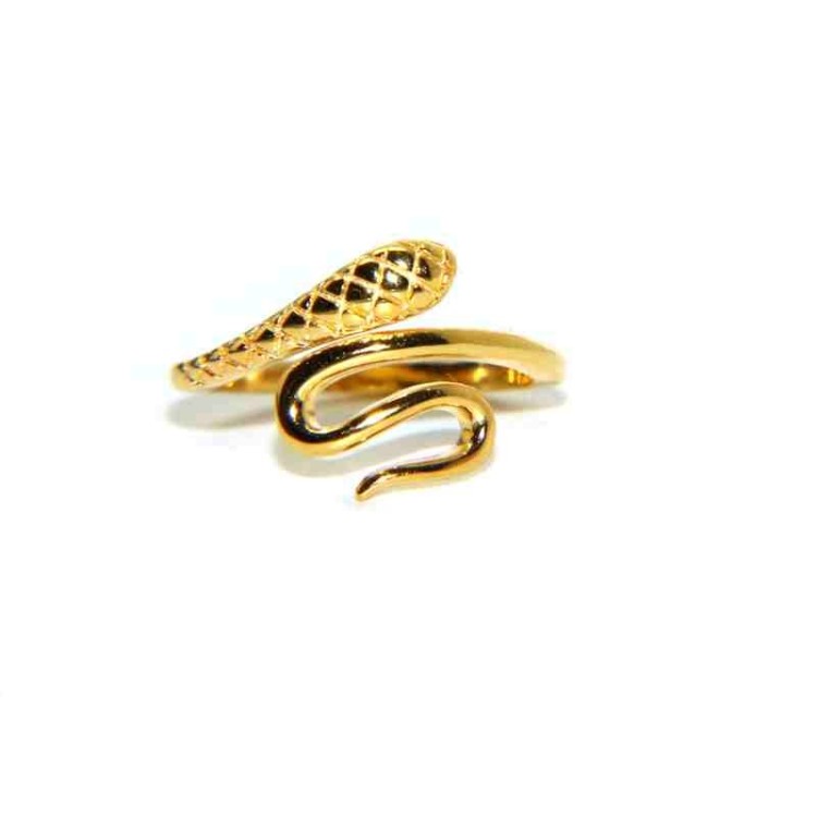 NLB|anello argento 925 serpente falange bagno oro giallo NALBORI finger