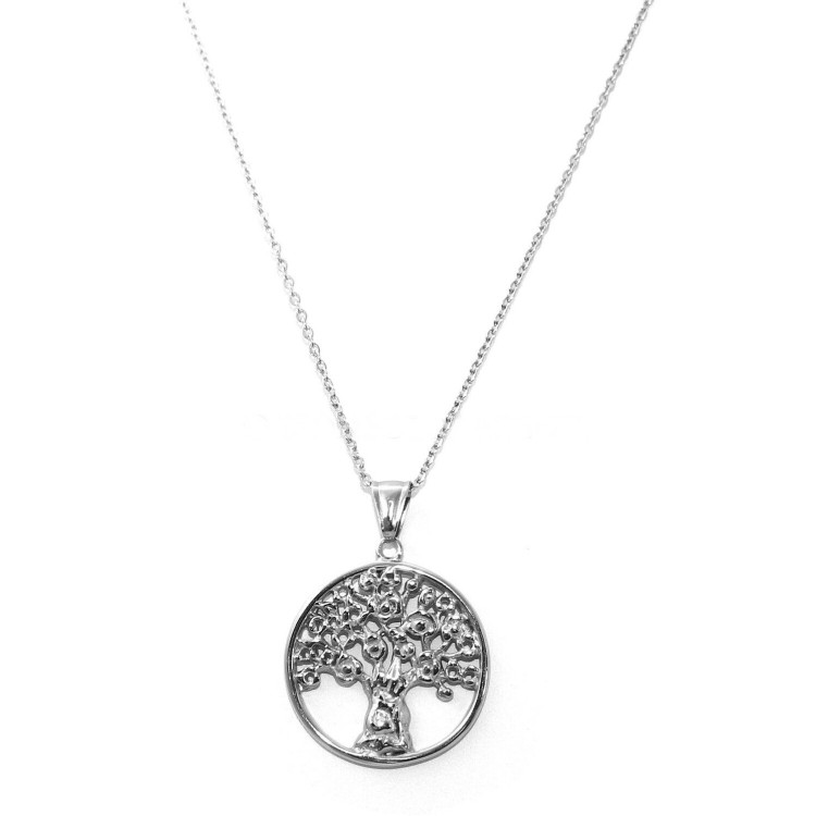 NLB|Steel: Exclusive necklace rolo fot woman or man casting medal pendant Family Tree
