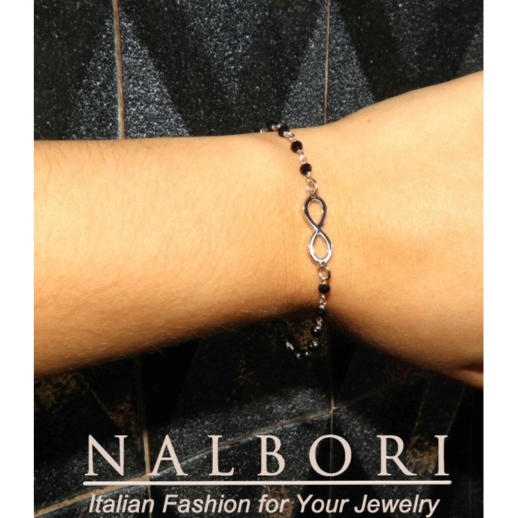 NLB|offerta san valentino 2x1 due bracciali al prezzo di uno infinito e argento 925