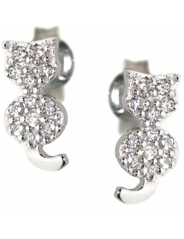 925 silver cat earrings...