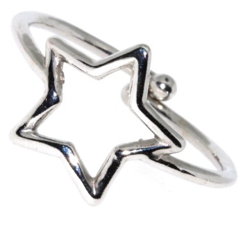 NLB|NALBORI Ring Silver 925 open adjustable star