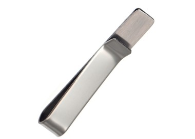NALBORI|tie clip slim steel tie clip elegant men's accessories with free engraving