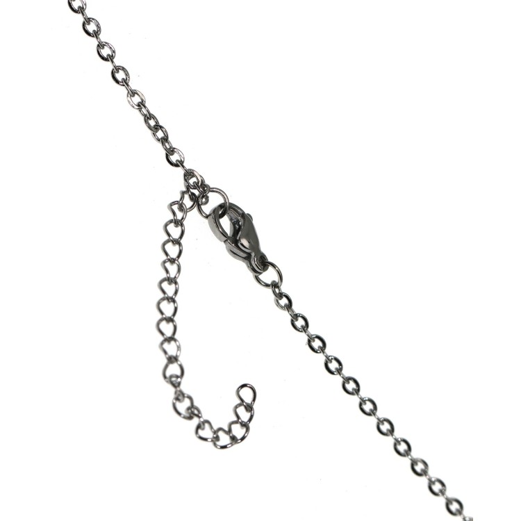 NALBORI|collana acciaio zampe cane gatto cuore personalizzata per donna uomo